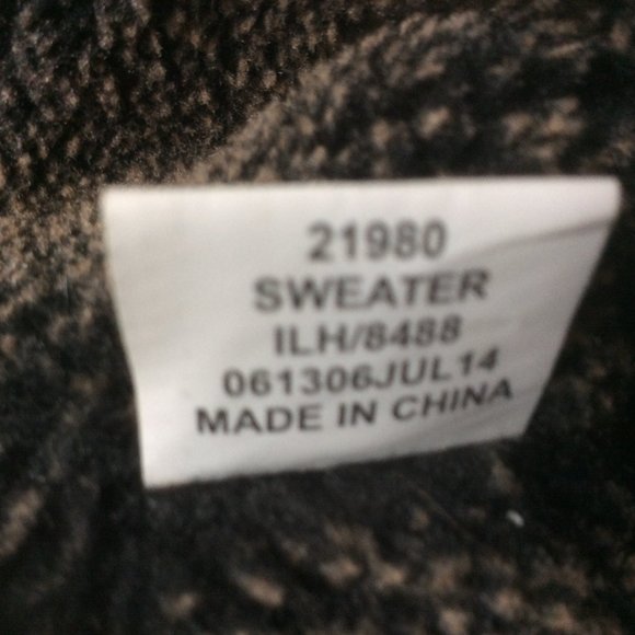 Canyon River Blues Black Suede Southwestern Sweater Boot Size 6M - Picture 6 of 8